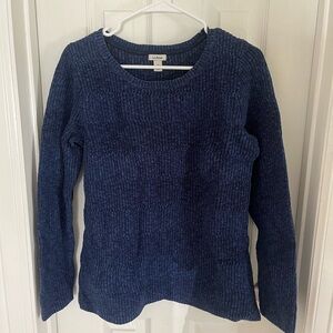 L.L. Bean Women's Navy Crew Neck Sweater
